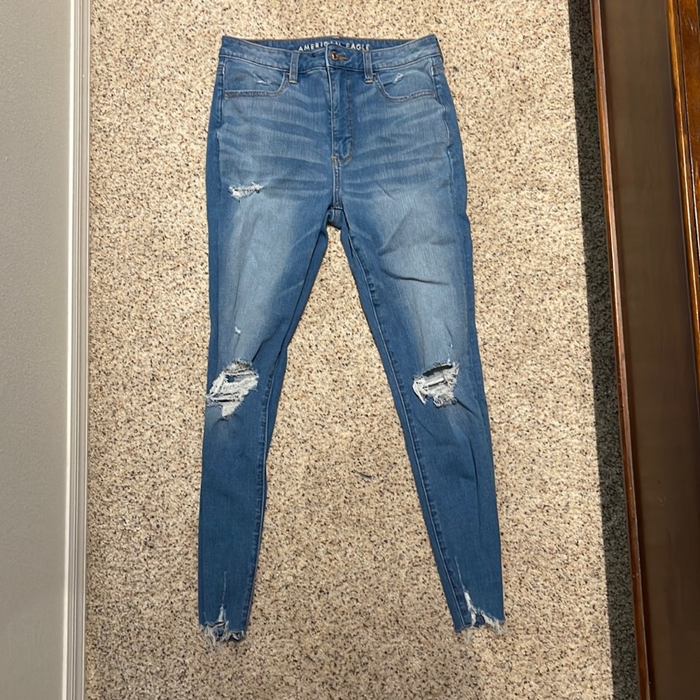 SIZE 8 AE SUPER HI-RISE JEGGING “THE DREAM JEAN”